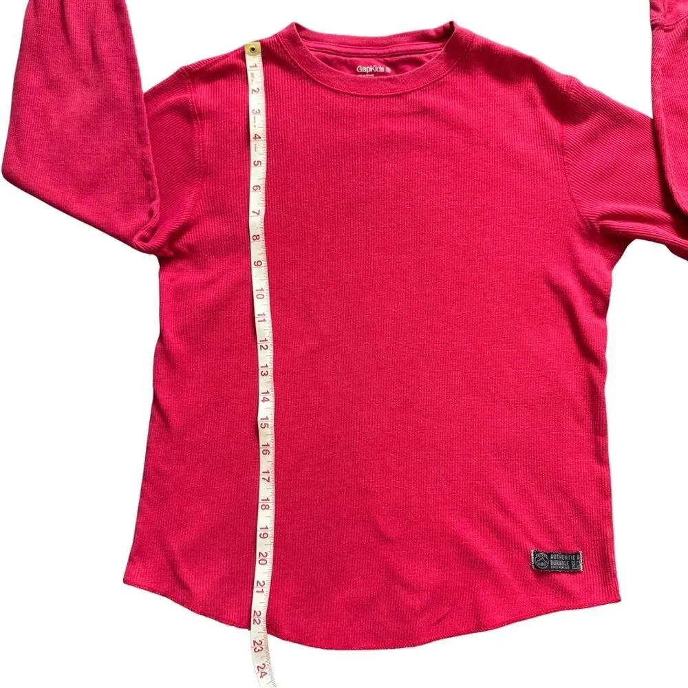 GAP Kids Bright Red Long Sleeve Shirt